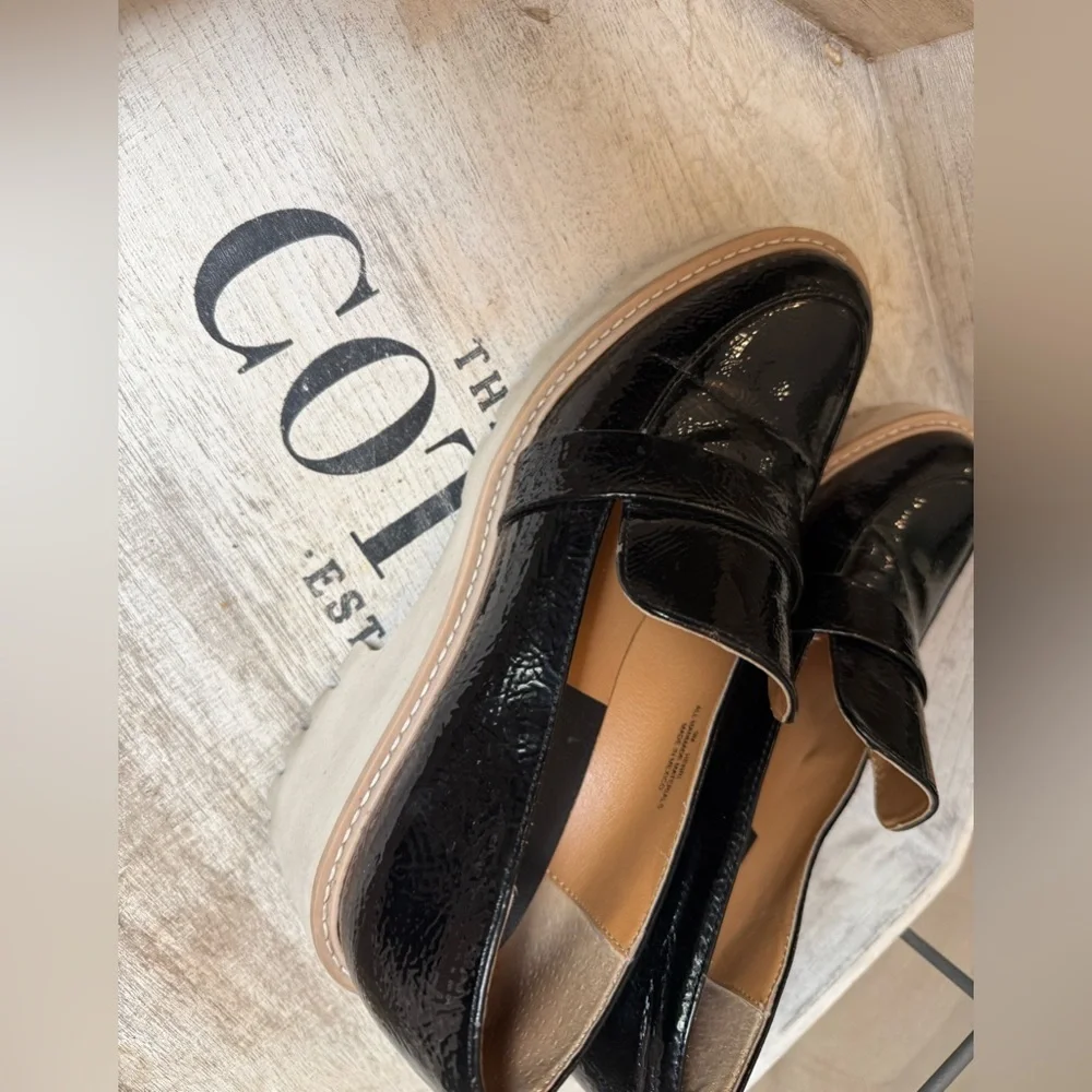 Dolce Vita Shiny Black Loafers size 9 - Picture 11 of 12